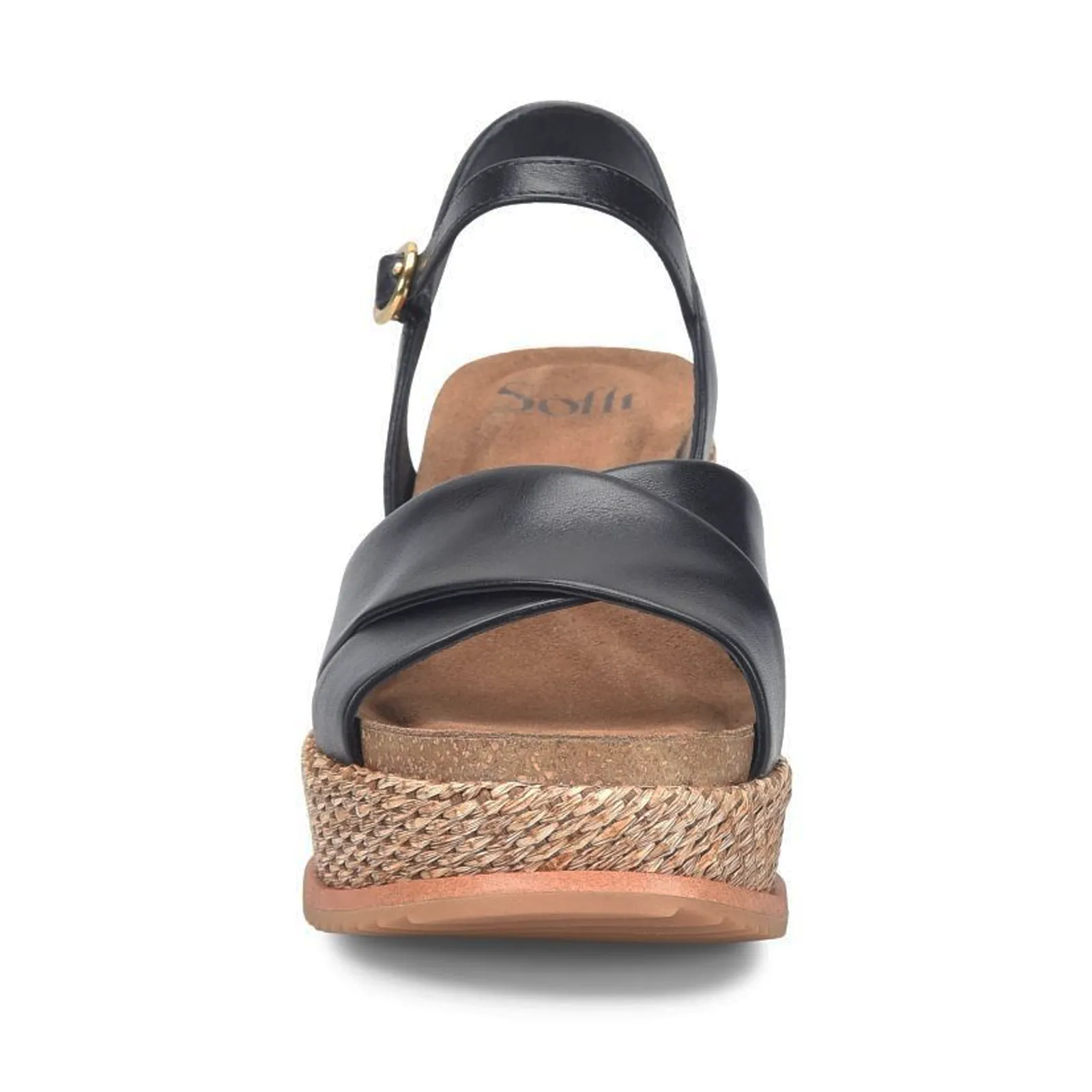 Sofft Diana Wedge Sandal (Women) - Black