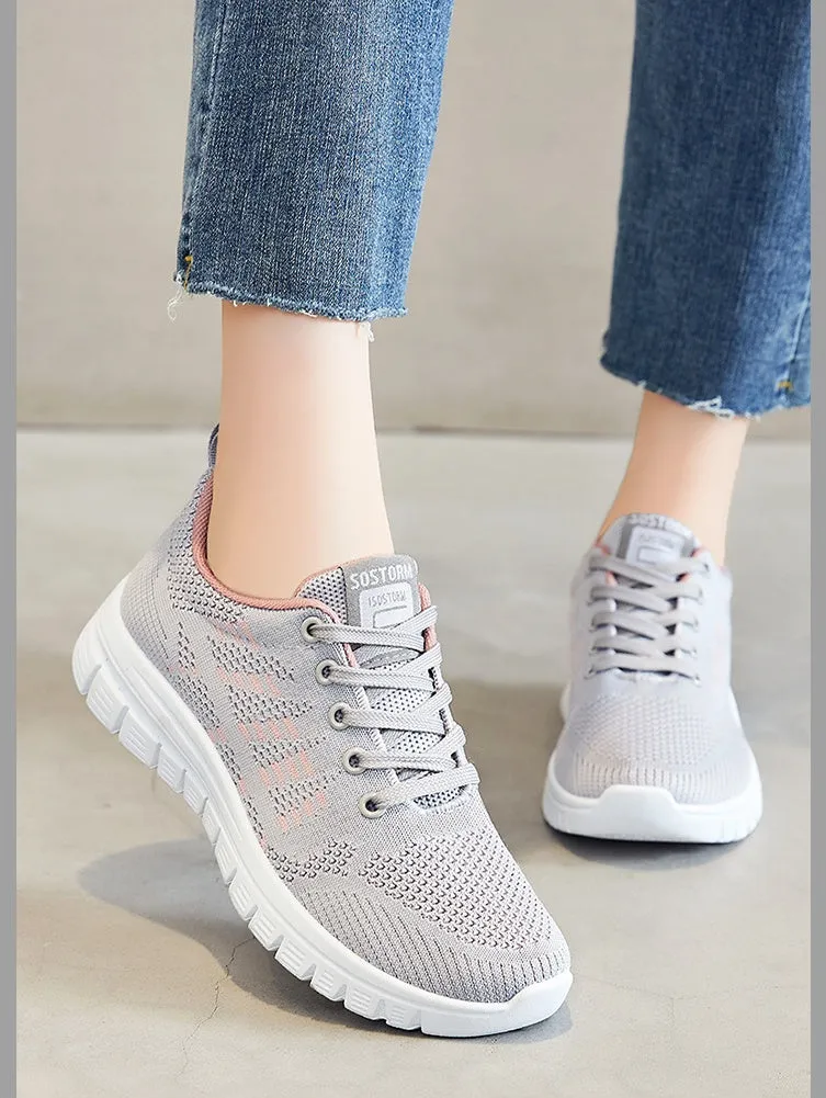 Soft and Breathable Mesh Slip-On Sneakers for Casual Training