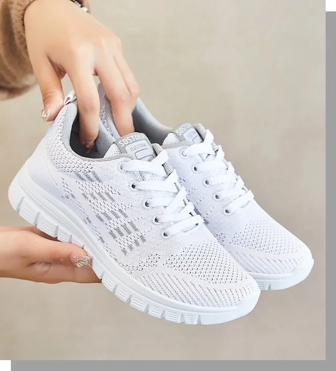 Soft and Breathable Mesh Slip-On Sneakers for Casual Training