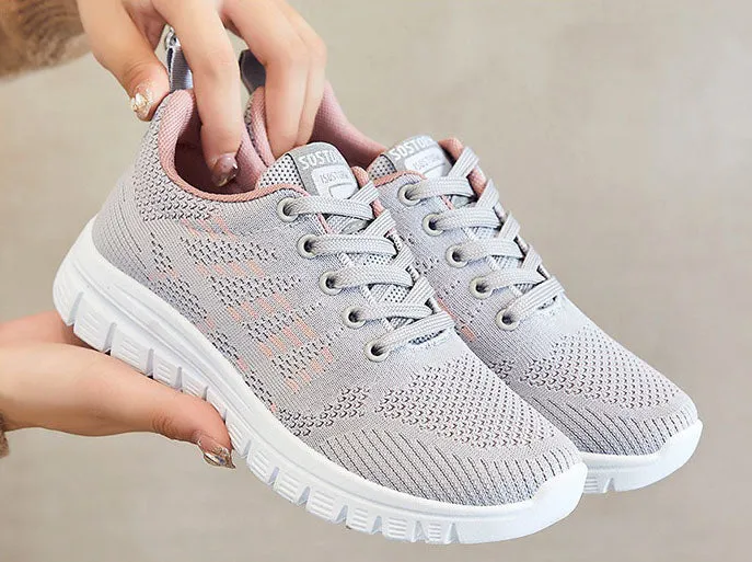 Soft and Breathable Mesh Slip-On Sneakers for Casual Training