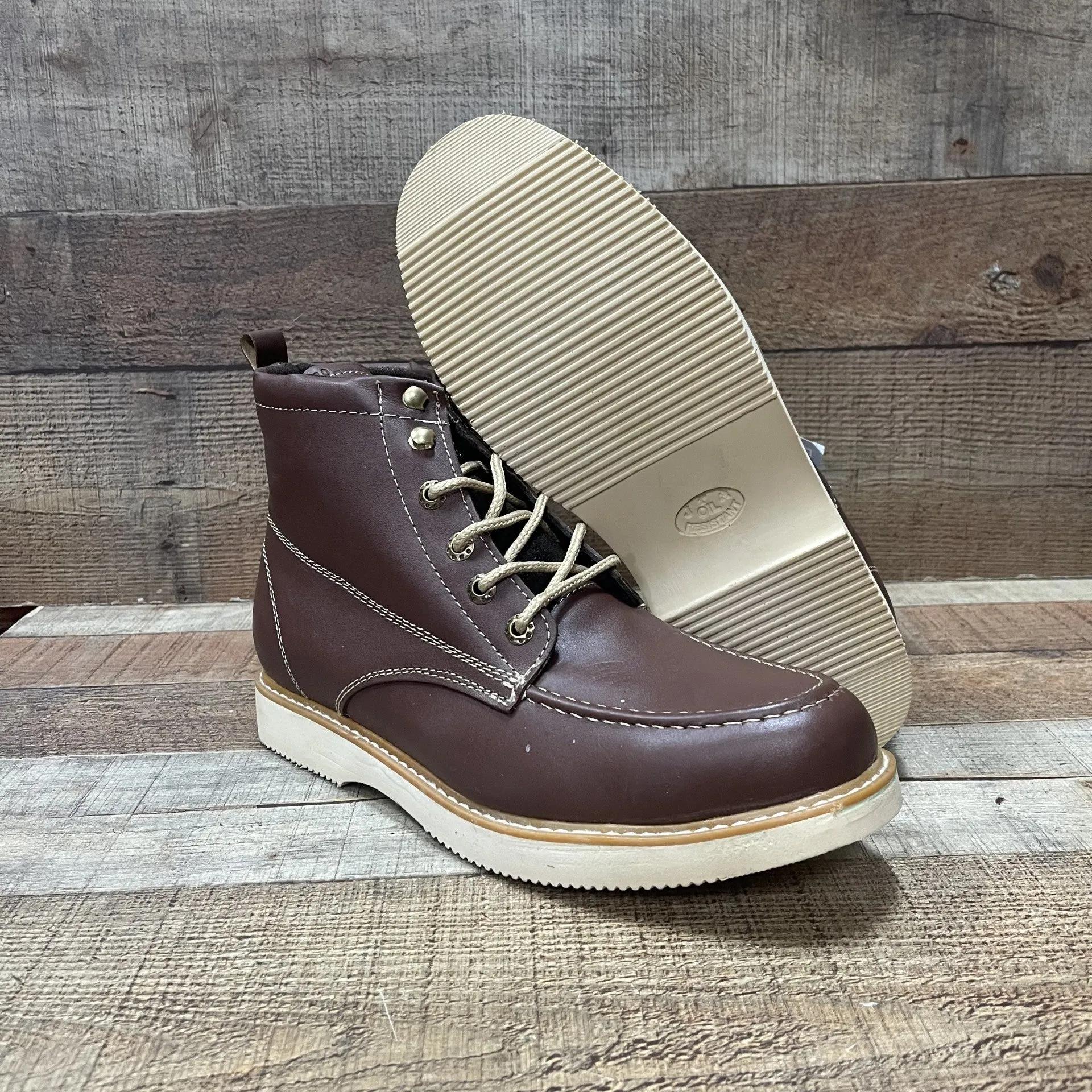 Special Discount: Men's Light Weight Lace-Ups Work Boots Bota Liviana Agujetas Est.1218