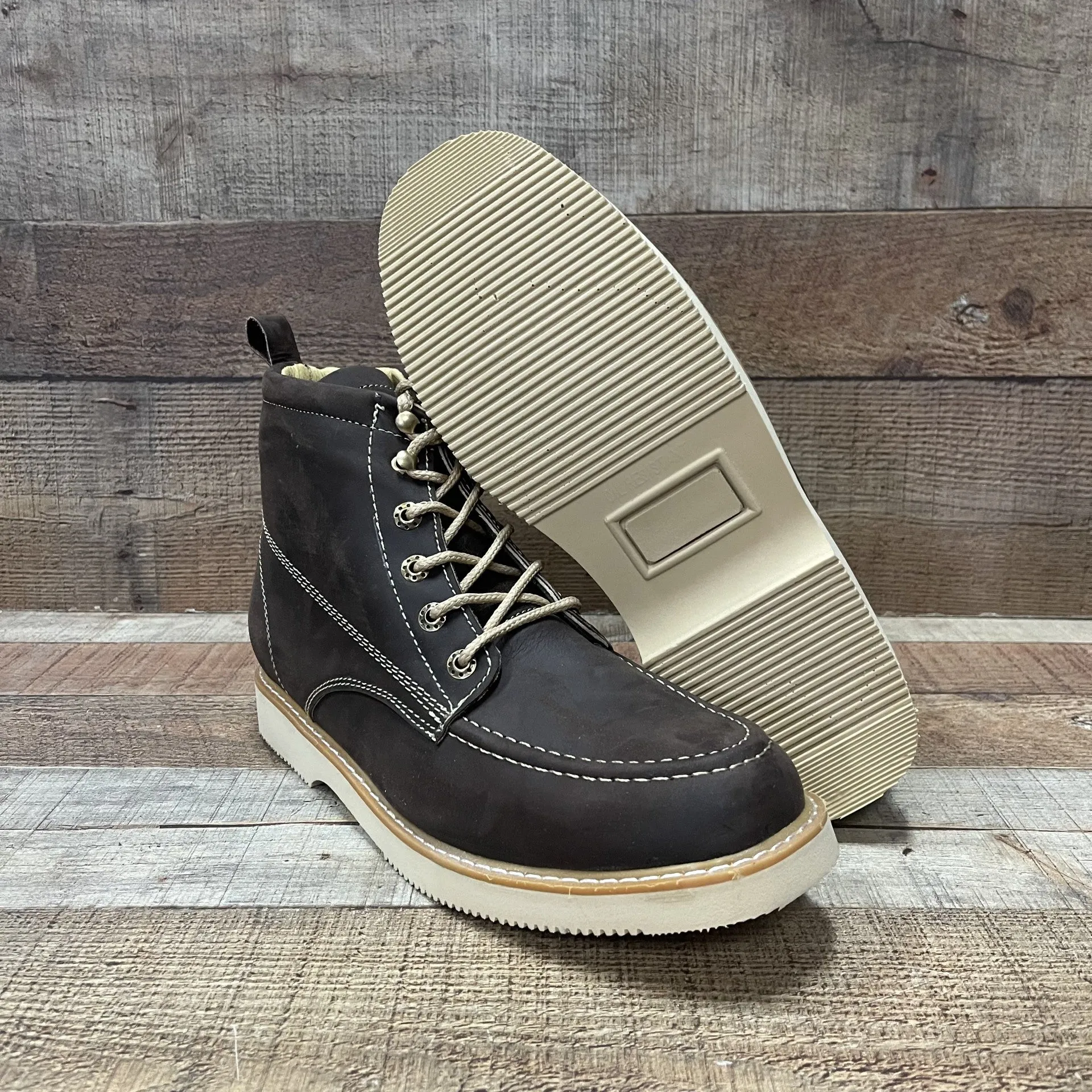 Special Discount: Men's Light Weight Lace-Ups Work Boots Bota Liviana Agujetas Est.1218