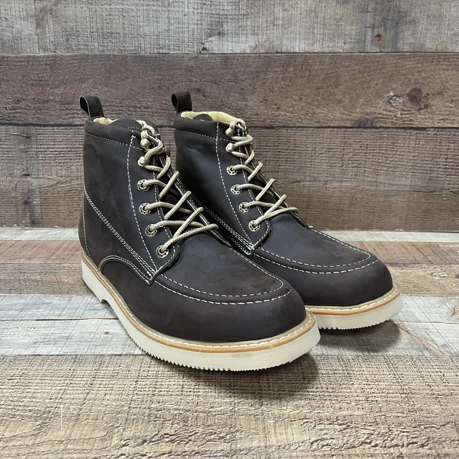 Special Discount: Men's Light Weight Lace-Ups Work Boots Bota Liviana Agujetas Est.1218