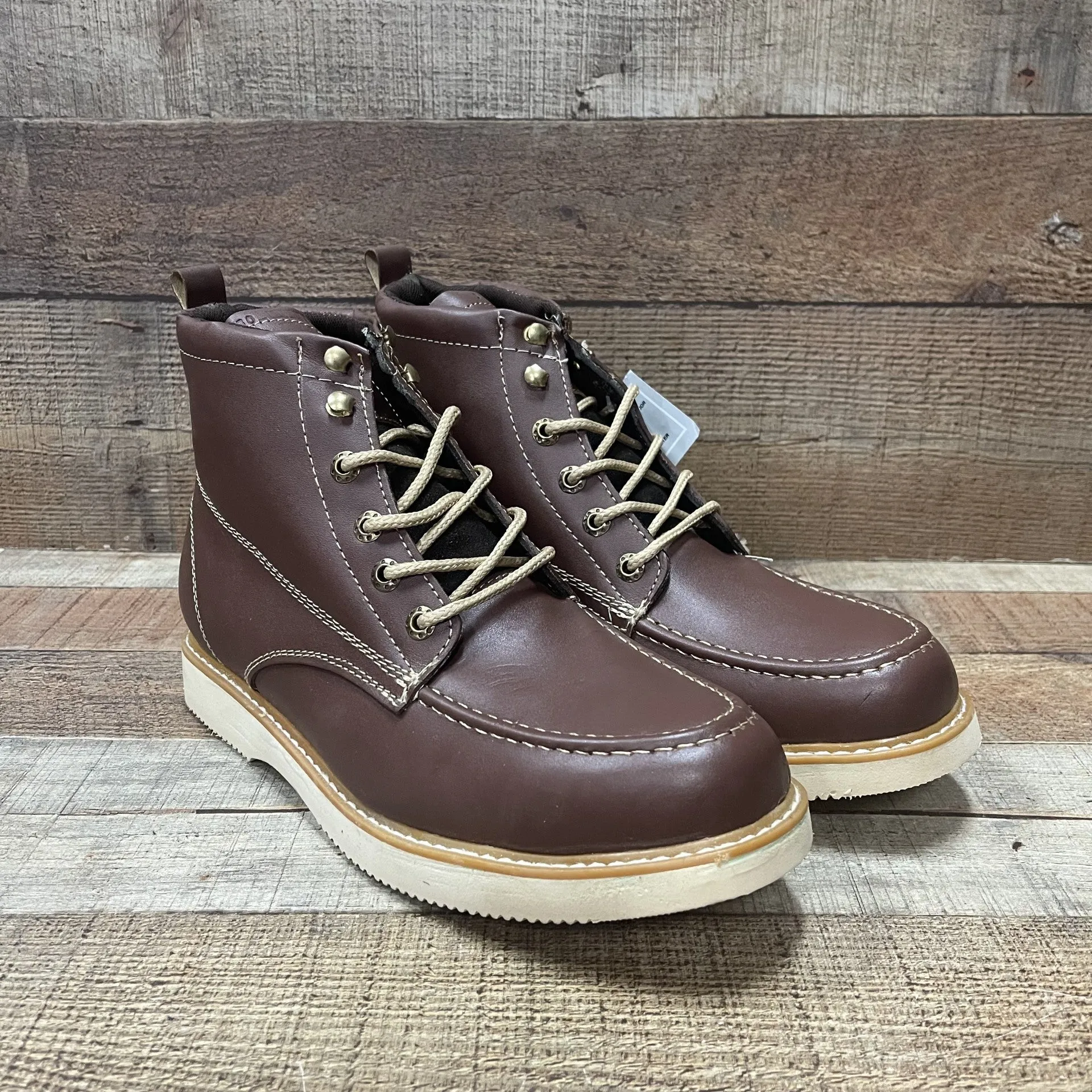 Special Discount: Men's Light Weight Lace-Ups Work Boots Bota Liviana Agujetas Est.1218