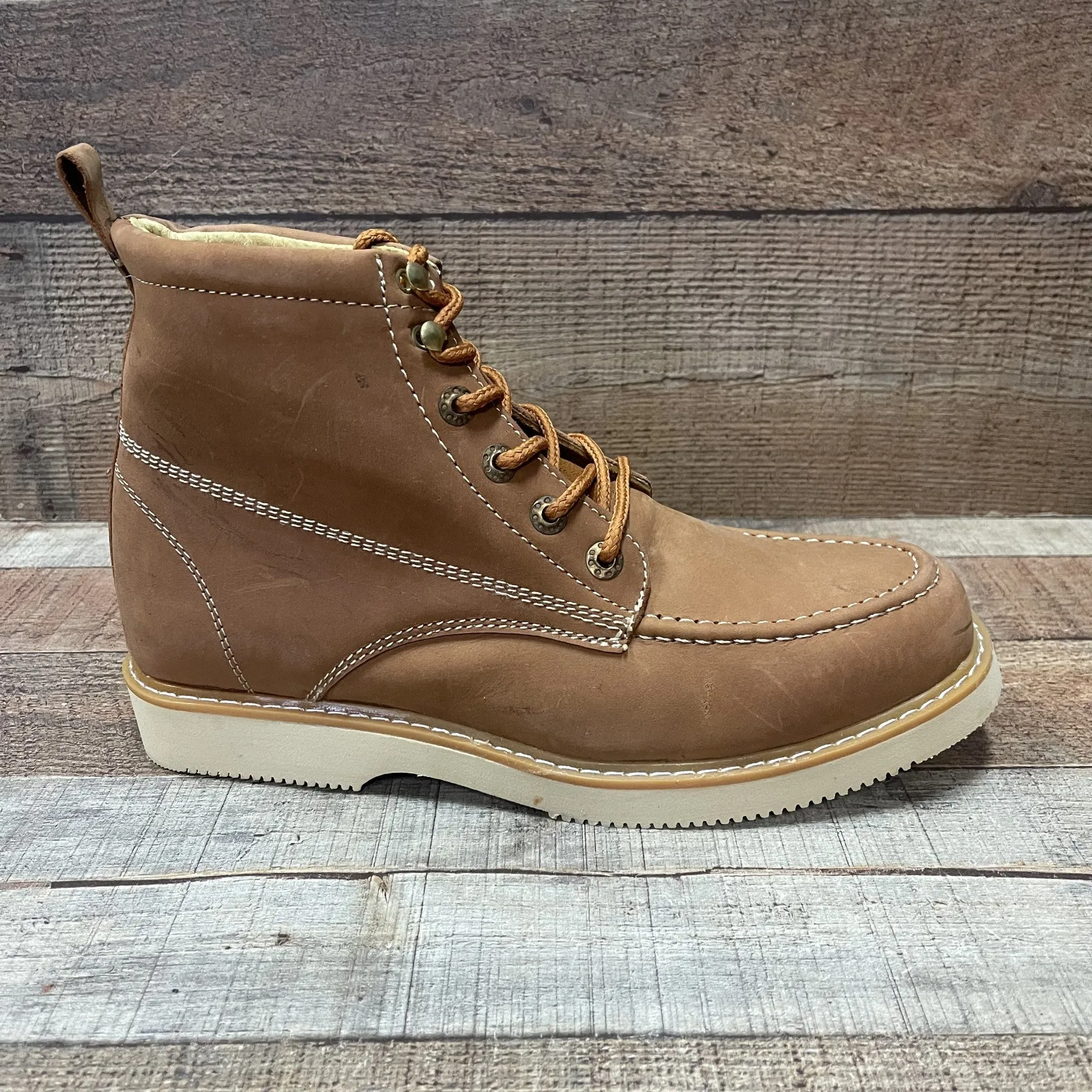 Special Discount: Men's Light Weight Lace-Ups Work Boots Bota Liviana Agujetas Est.1218
