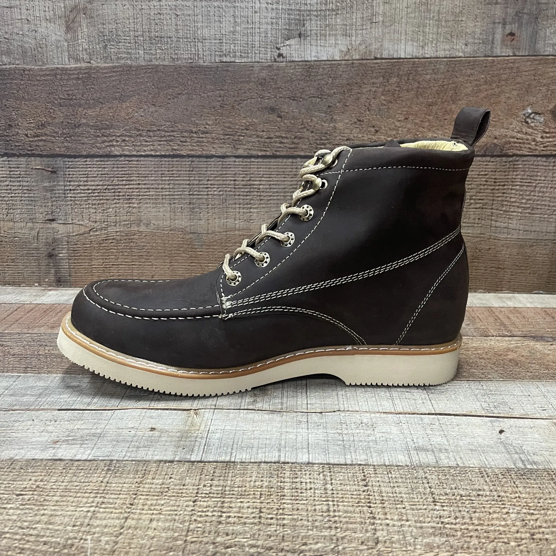 Special Discount: Men's Light Weight Lace-Ups Work Boots Bota Liviana Agujetas Est.1218