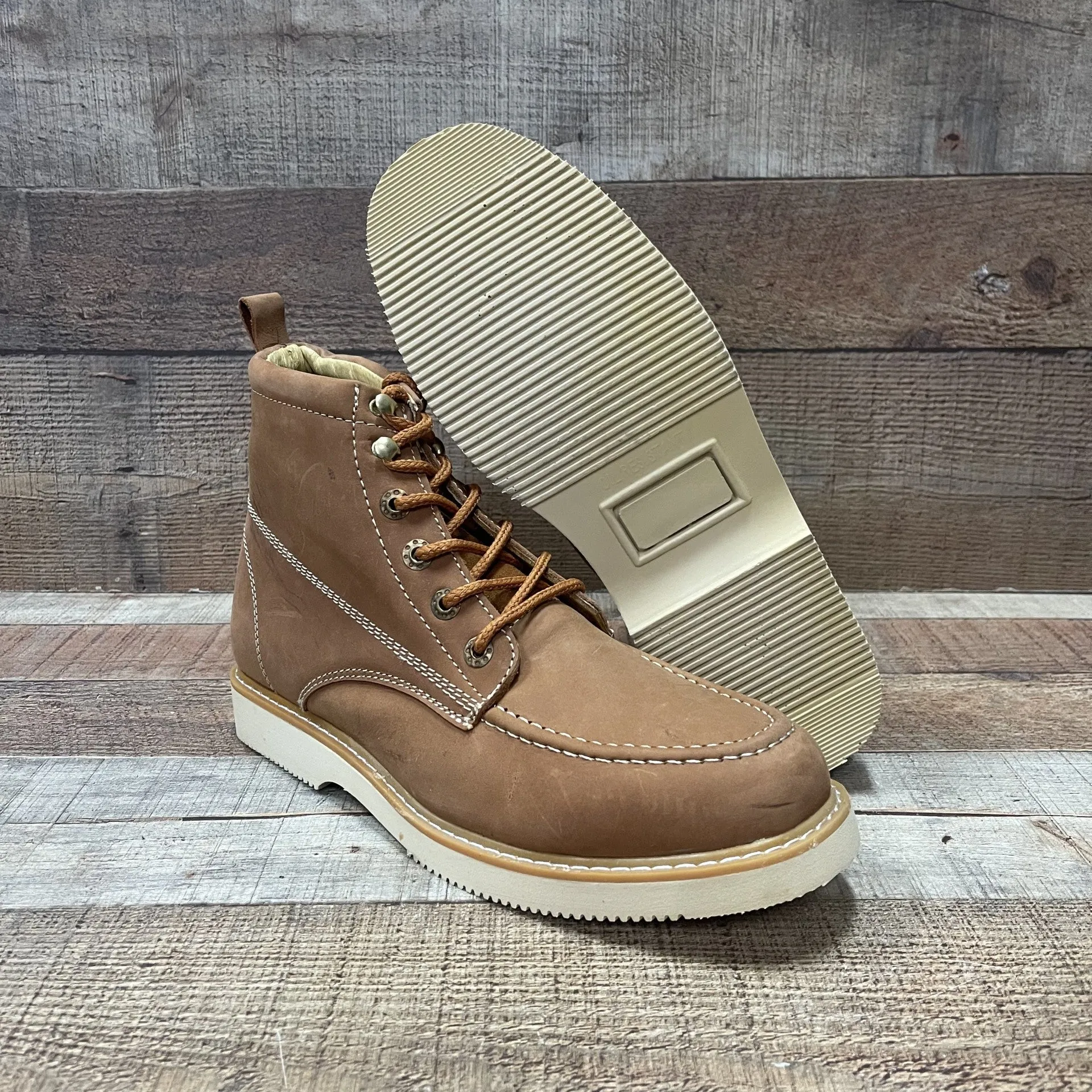 Special Discount: Men's Light Weight Lace-Ups Work Boots Bota Liviana Agujetas Est.1218