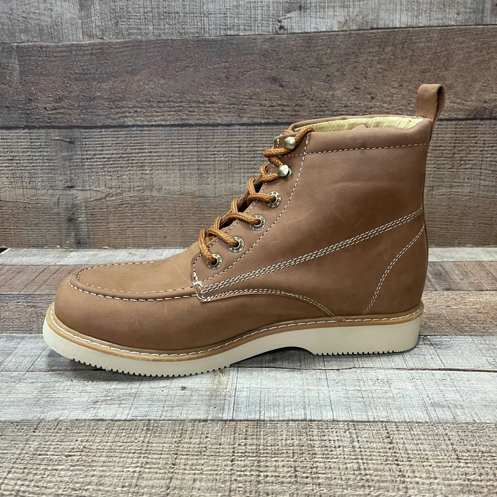 Special Discount: Men's Light Weight Lace-Ups Work Boots Bota Liviana Agujetas Est.1218