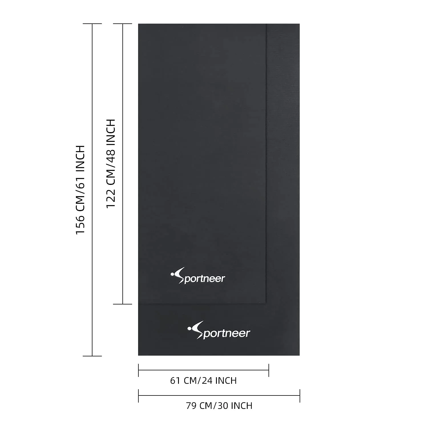 Sportneer Exercise Bike Trainer Stand Mat Floor Carpet Protection Mats