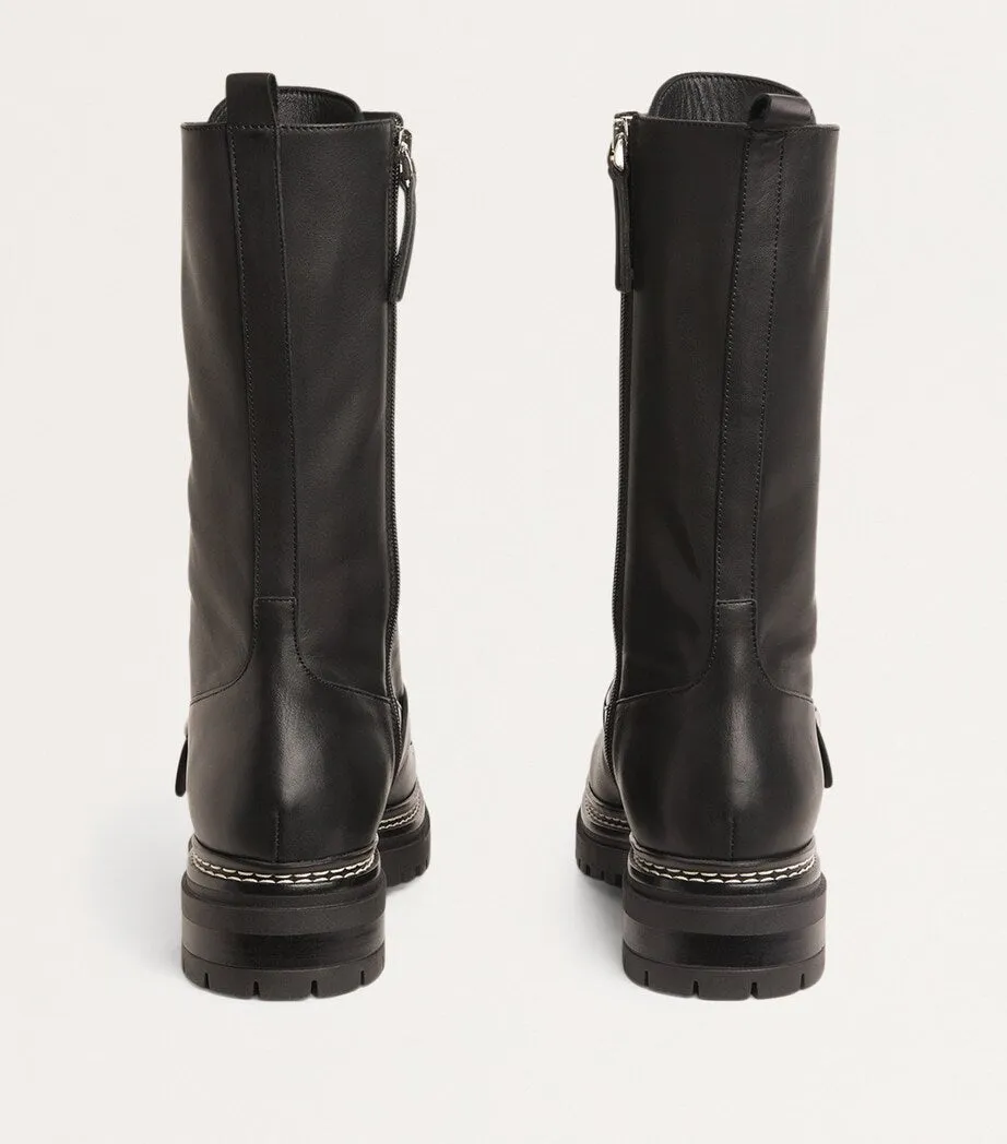 Tana Leather Combat Boots