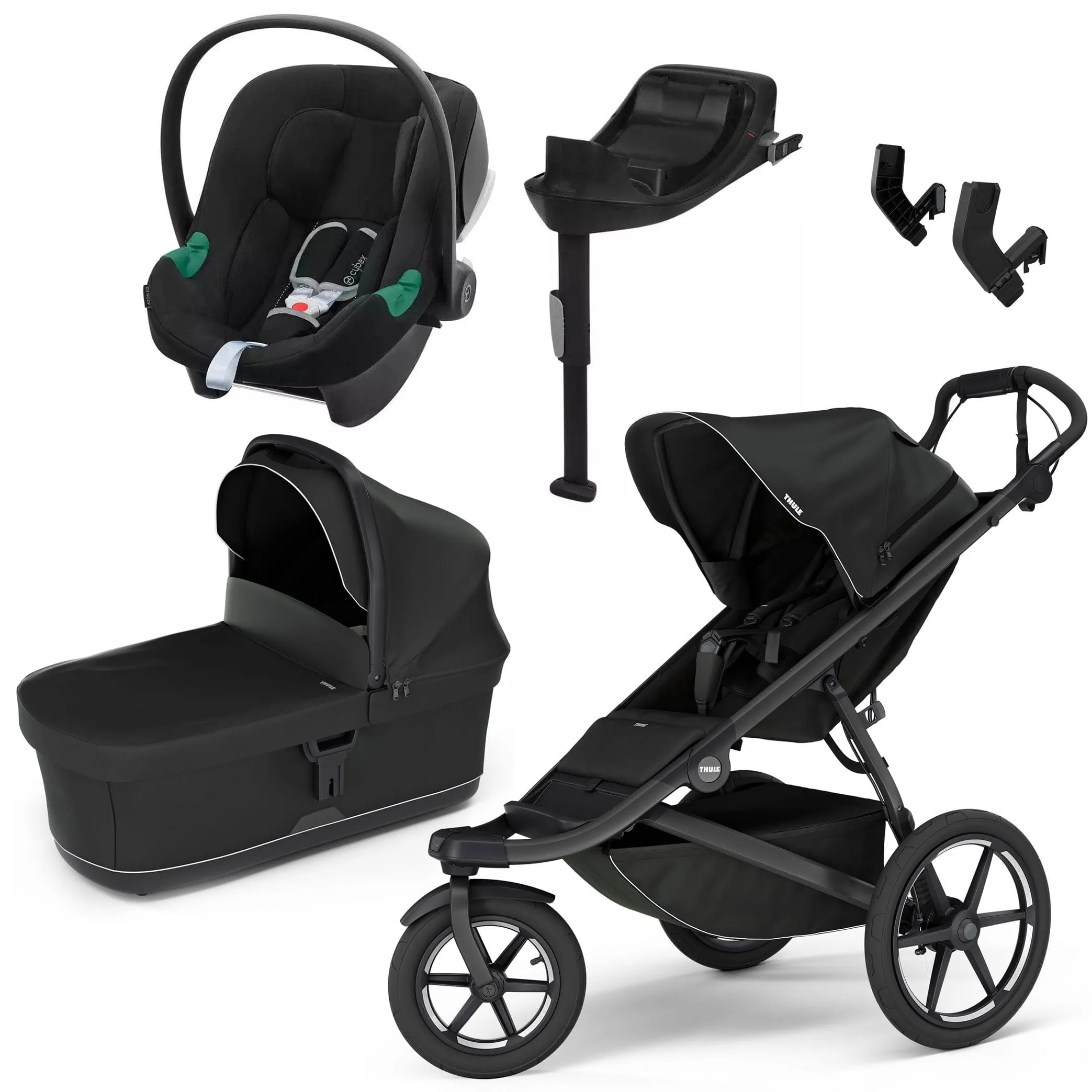 Thule Urban Glide 3 Cybex Bundle in Black