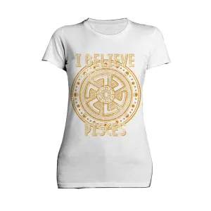 UA Supreme Star Sign Pisces Disk Women's T-shirt (White)
