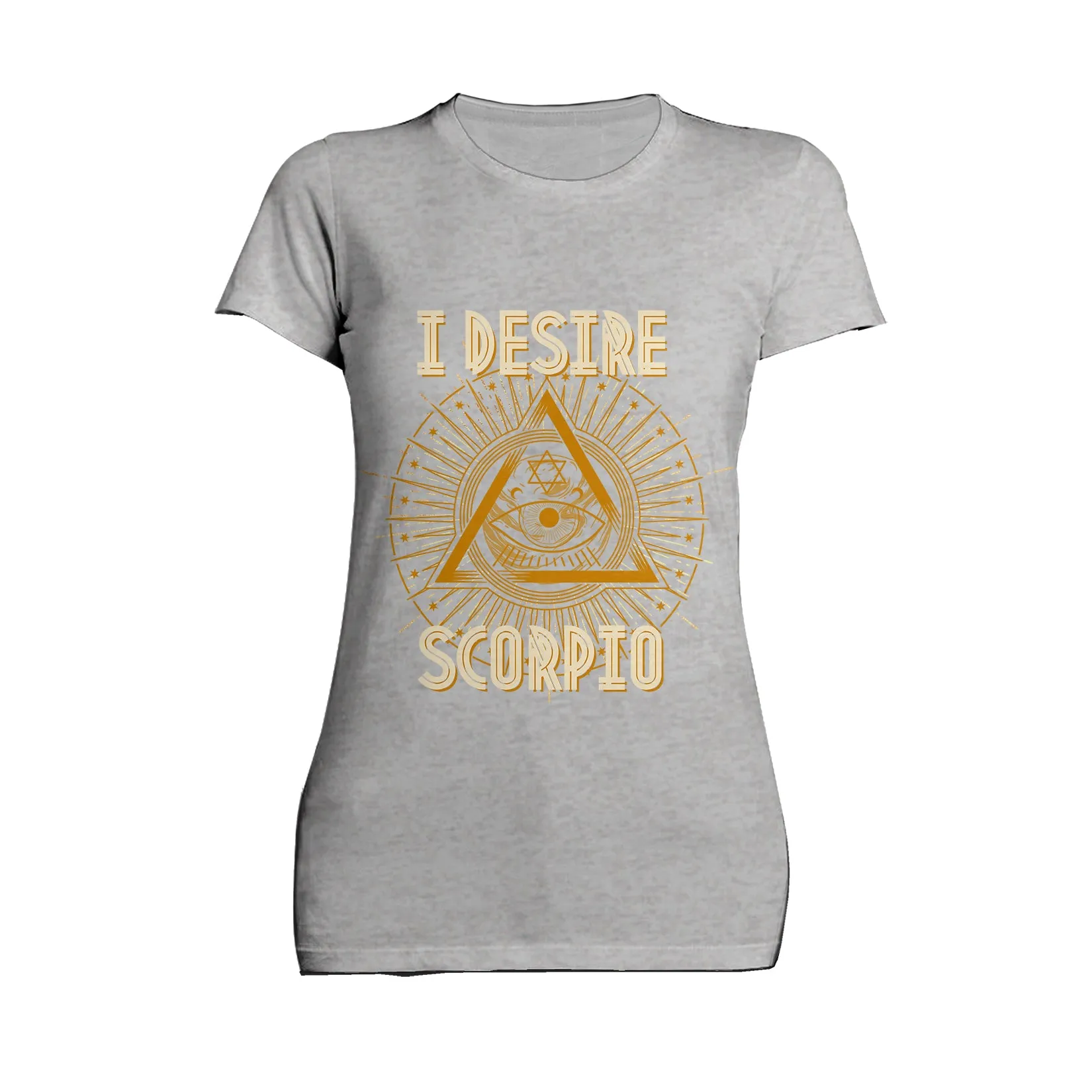 UA Supreme Star Sign Scorpio Eye Women's T-shirt (Sports Grey)