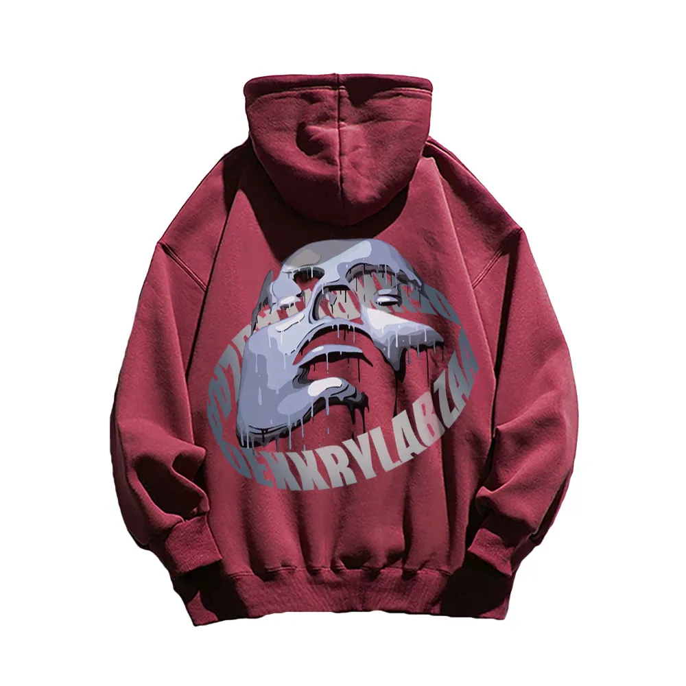 Urban Alien Portrait Graphic Hoodie