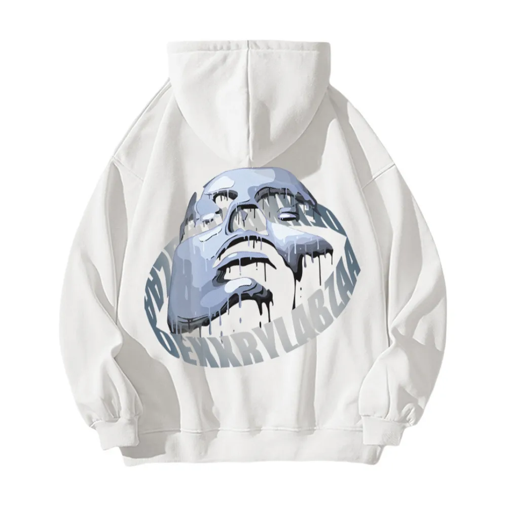 Urban Alien Portrait Graphic Hoodie