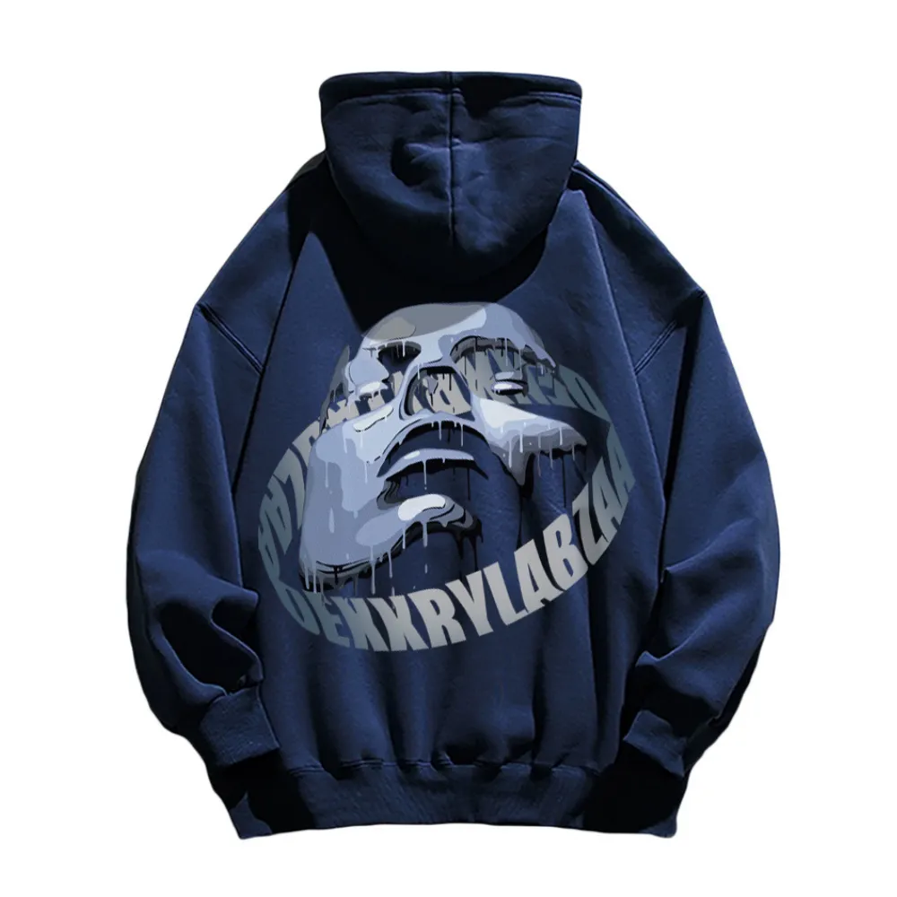 Urban Alien Portrait Graphic Hoodie