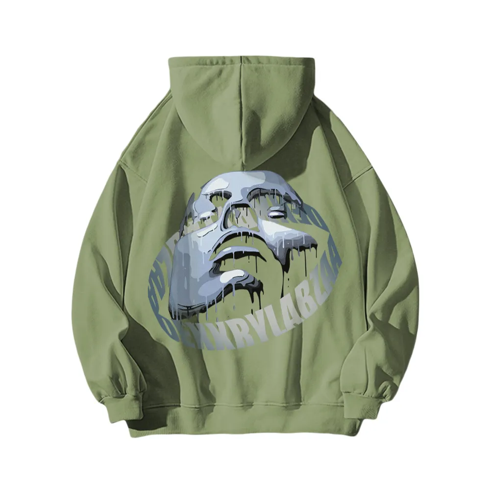 Urban Alien Portrait Graphic Hoodie