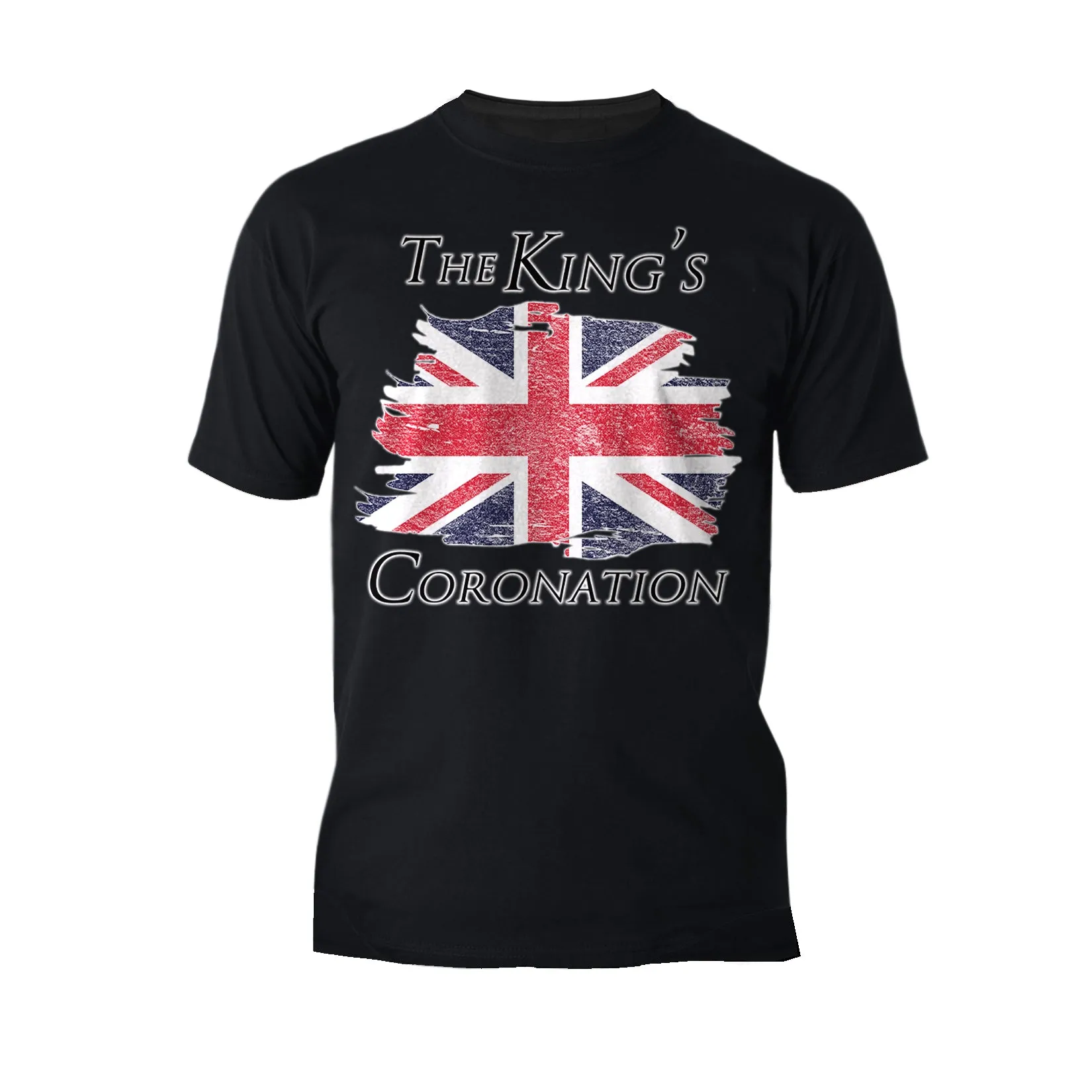 Urban Attitude Kings Coronation 2023 British Flag Men's T-shirt