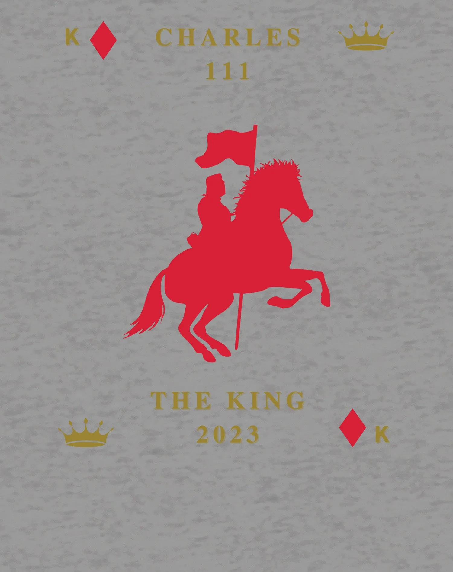Urban Attitude Kings Coronation 2023 Silhouette Royal Knight Youth T-shirt