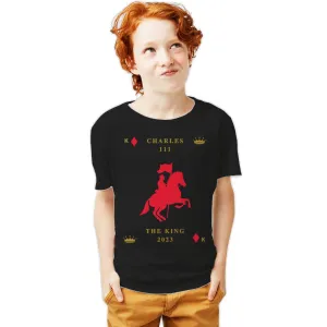 Urban Attitude Kings Coronation 2023 Silhouette Royal Knight Youth T-shirt