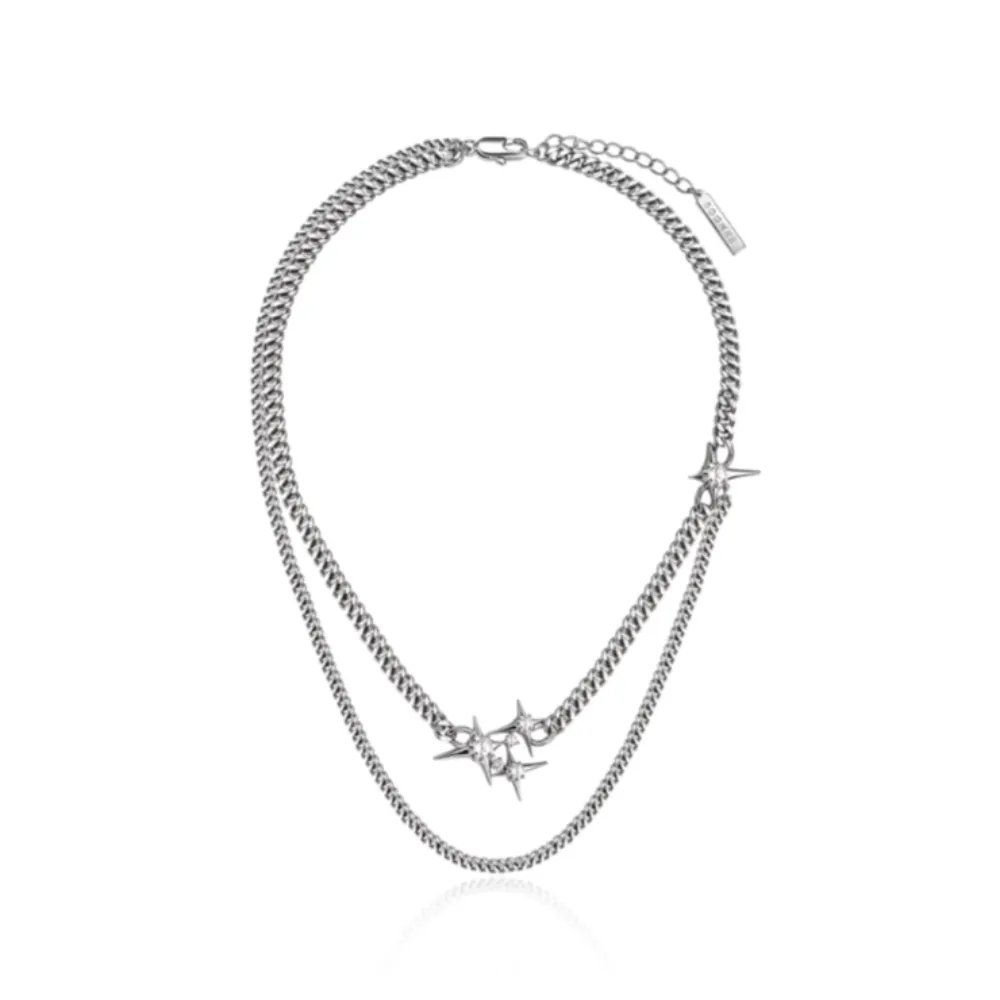 Urban Double Star Necklace