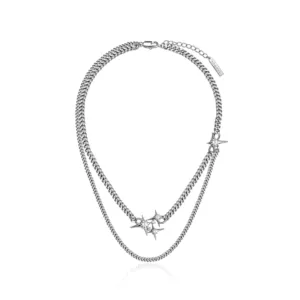 Urban Double Star Necklace