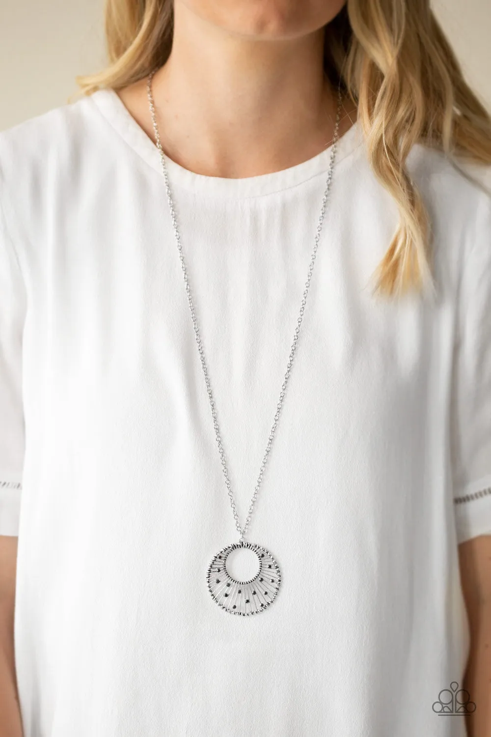 Urban Illumination Silver Necklace