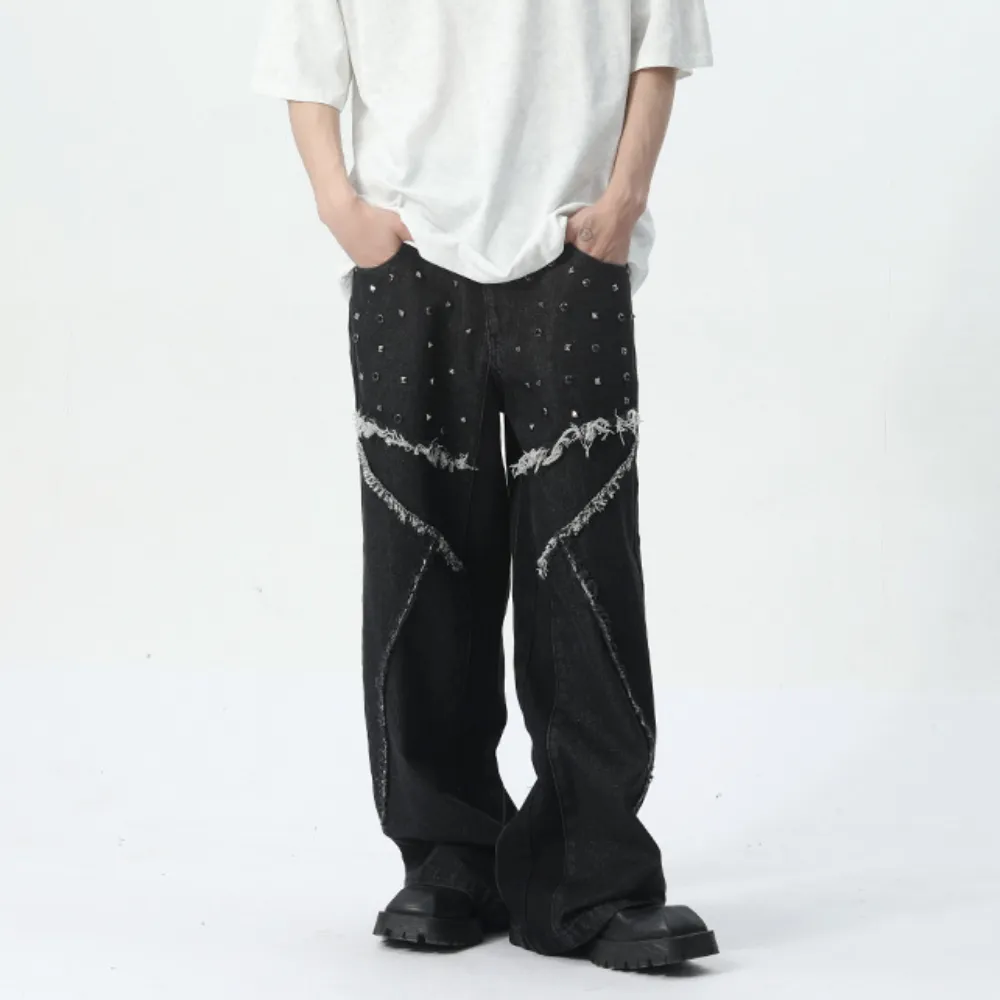 Urban Rivet Paneled Jeans