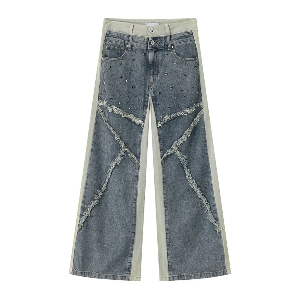 Urban Rivet Paneled Jeans