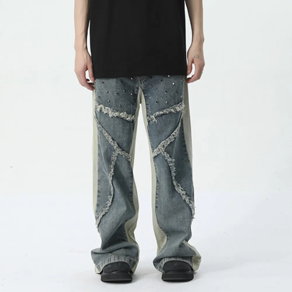 Urban Rivet Paneled Jeans