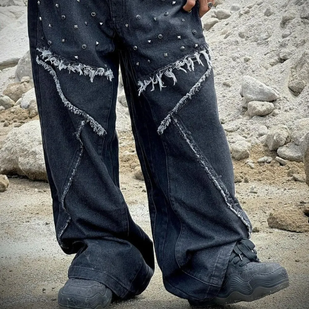 Urban Rivet Paneled Jeans