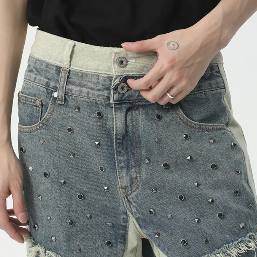 Urban Rivet Paneled Jeans
