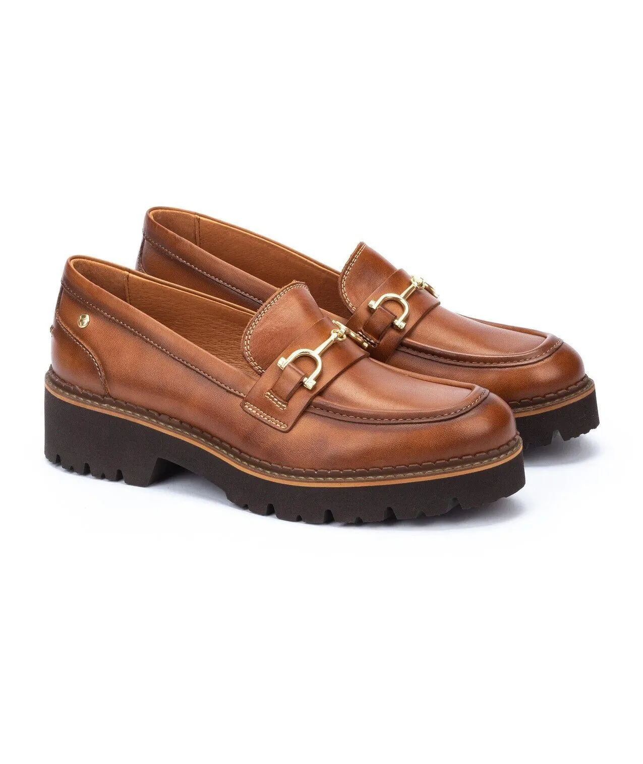 'Vicar' women's loafer pump - Brown brandy