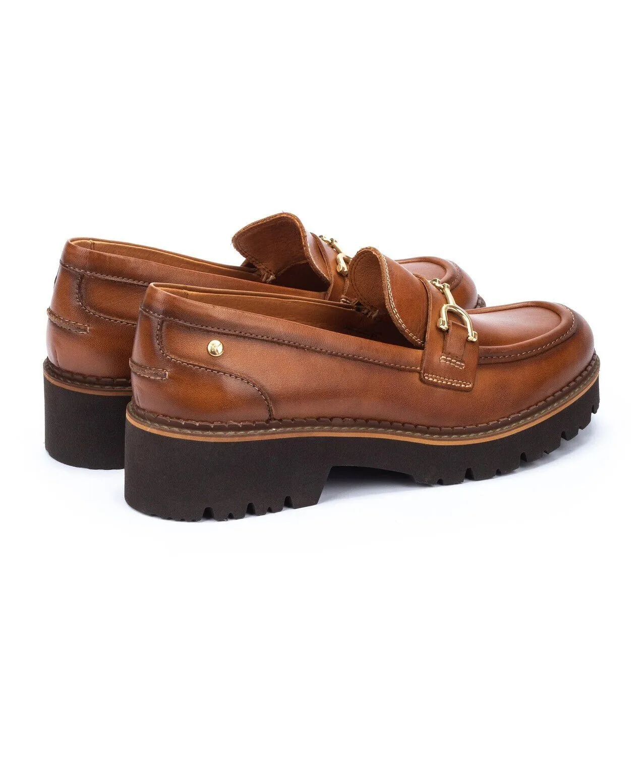 'Vicar' women's loafer pump - Brown brandy