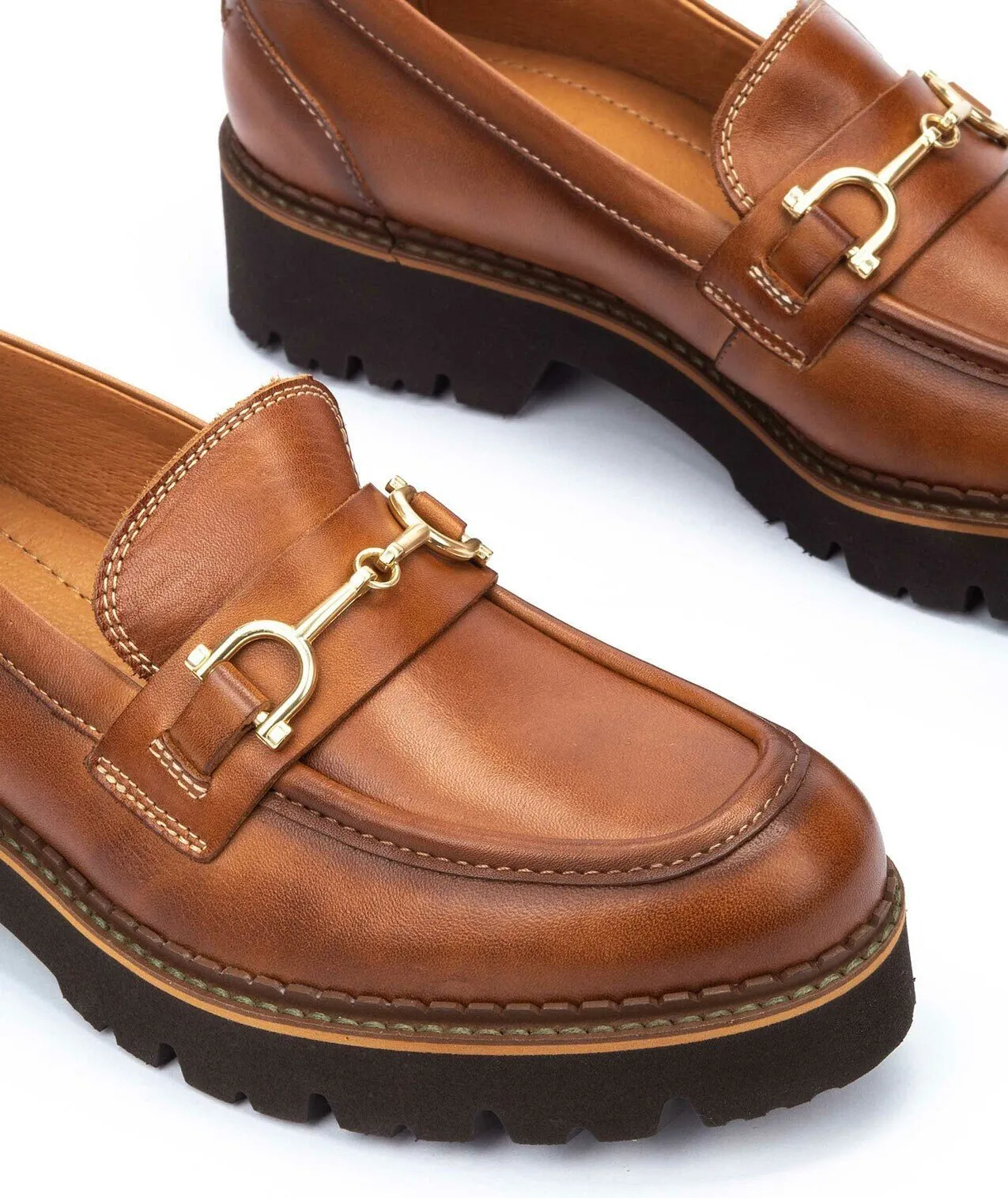 'Vicar' women's loafer pump - Brown brandy