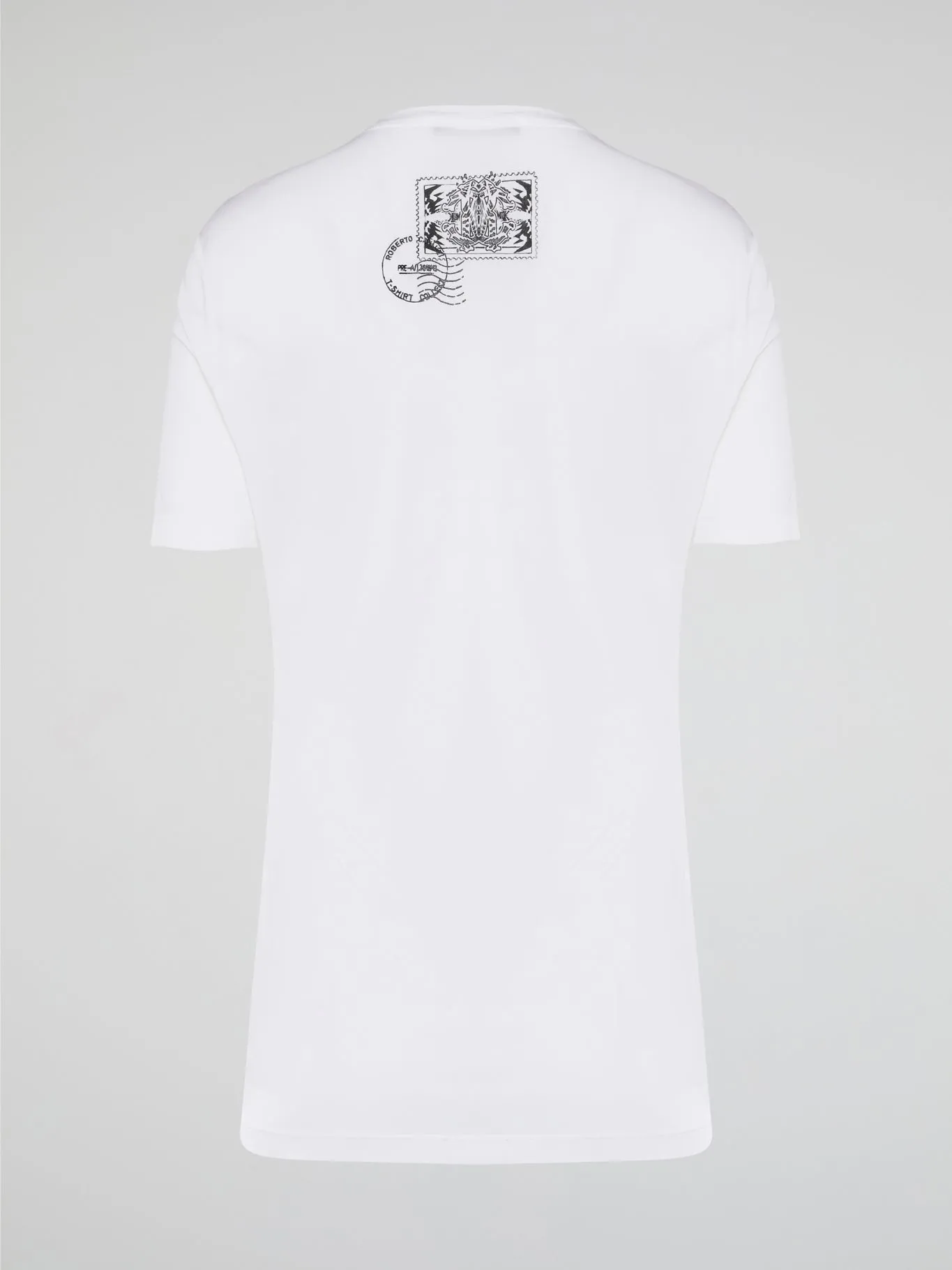 White Printed Oversized T-Shirt