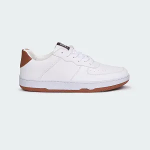 WHITE/BROWN Casual Sneakers for Men (BLAKE 695G)