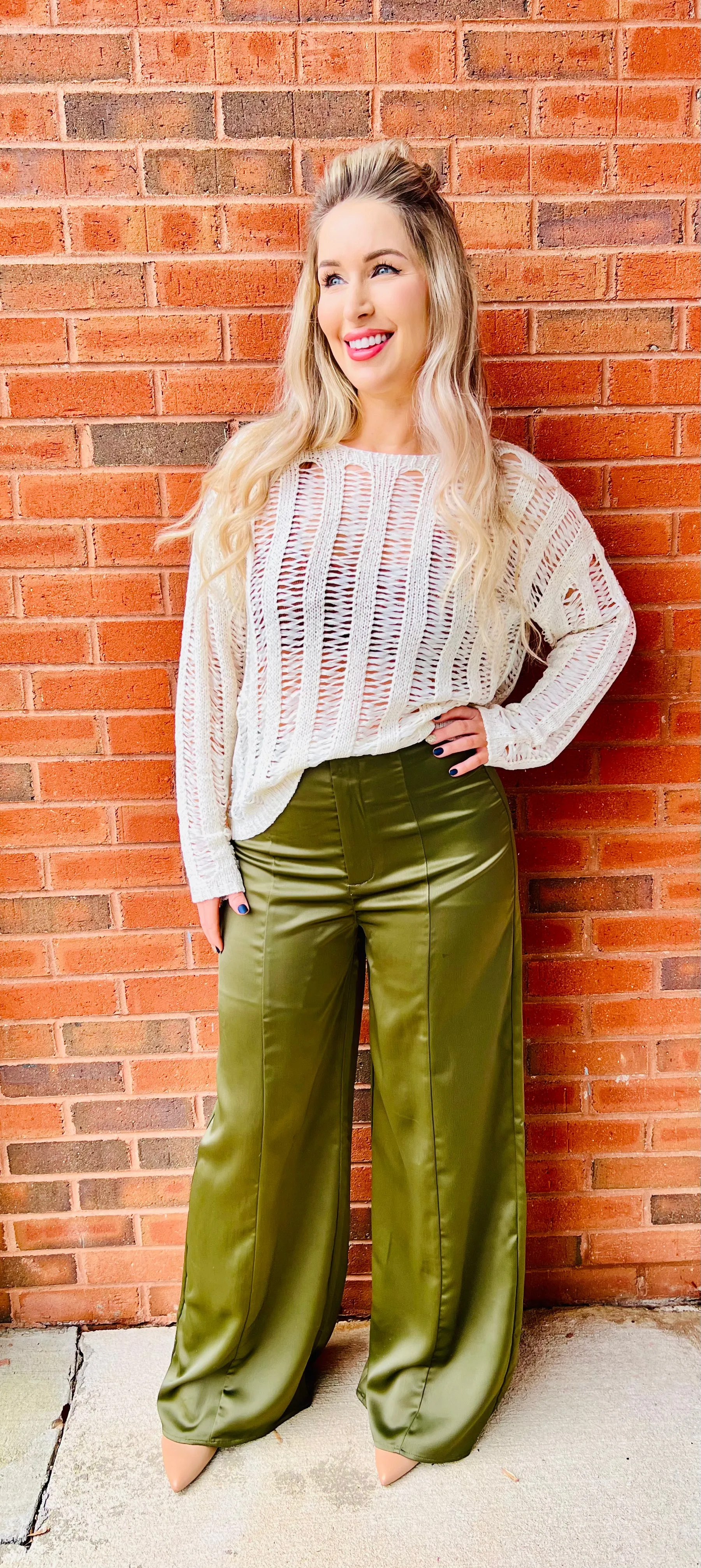 Wide Leg Trousers