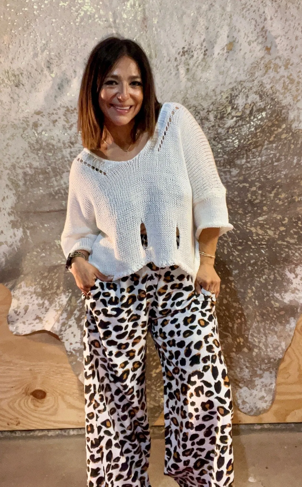 Wild Stroll Palazzo Pants O/S