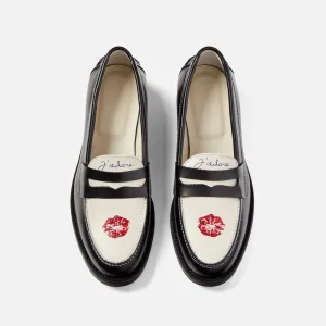 Wilde Swarovski Crystals Kiss Penny Loafer - Women's