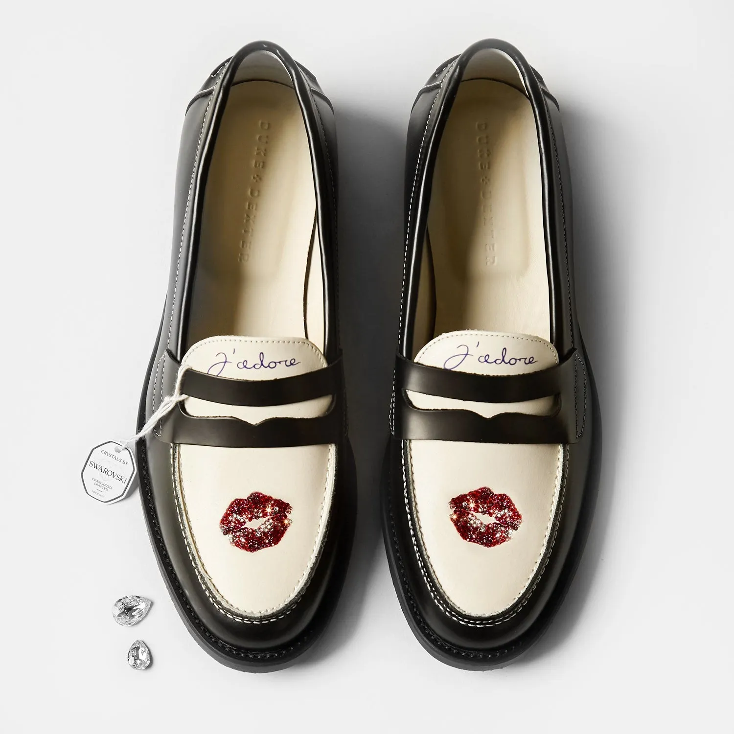 Wilde Swarovski Crystals Kiss Penny Loafer - Women's