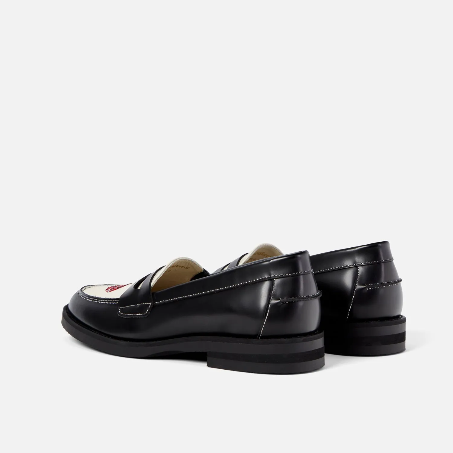 Wilde Swarovski Crystals Kiss Penny Loafer - Women's