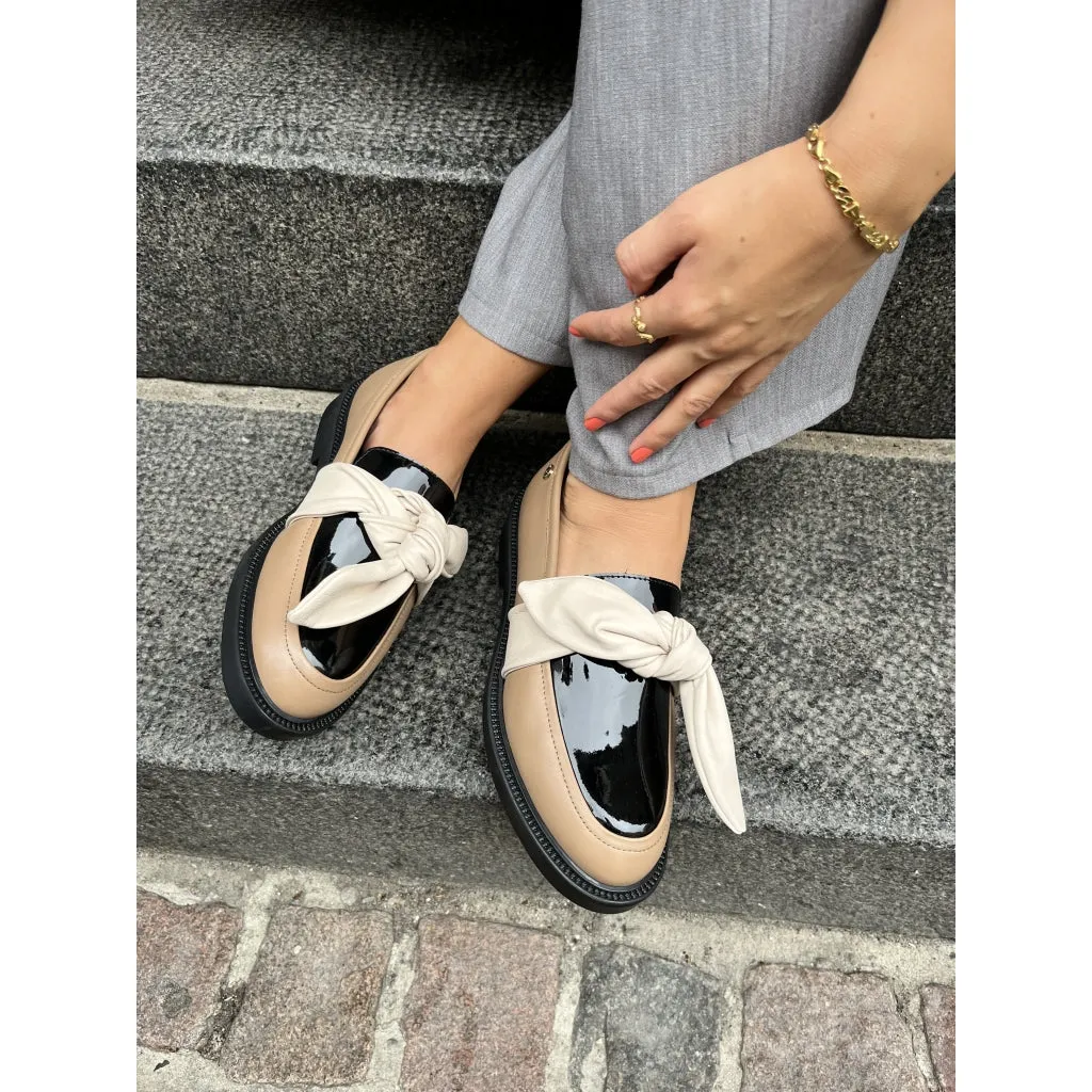 WILL YOU WALK - PATENT - LT. BROWN / BLACK / NUDE