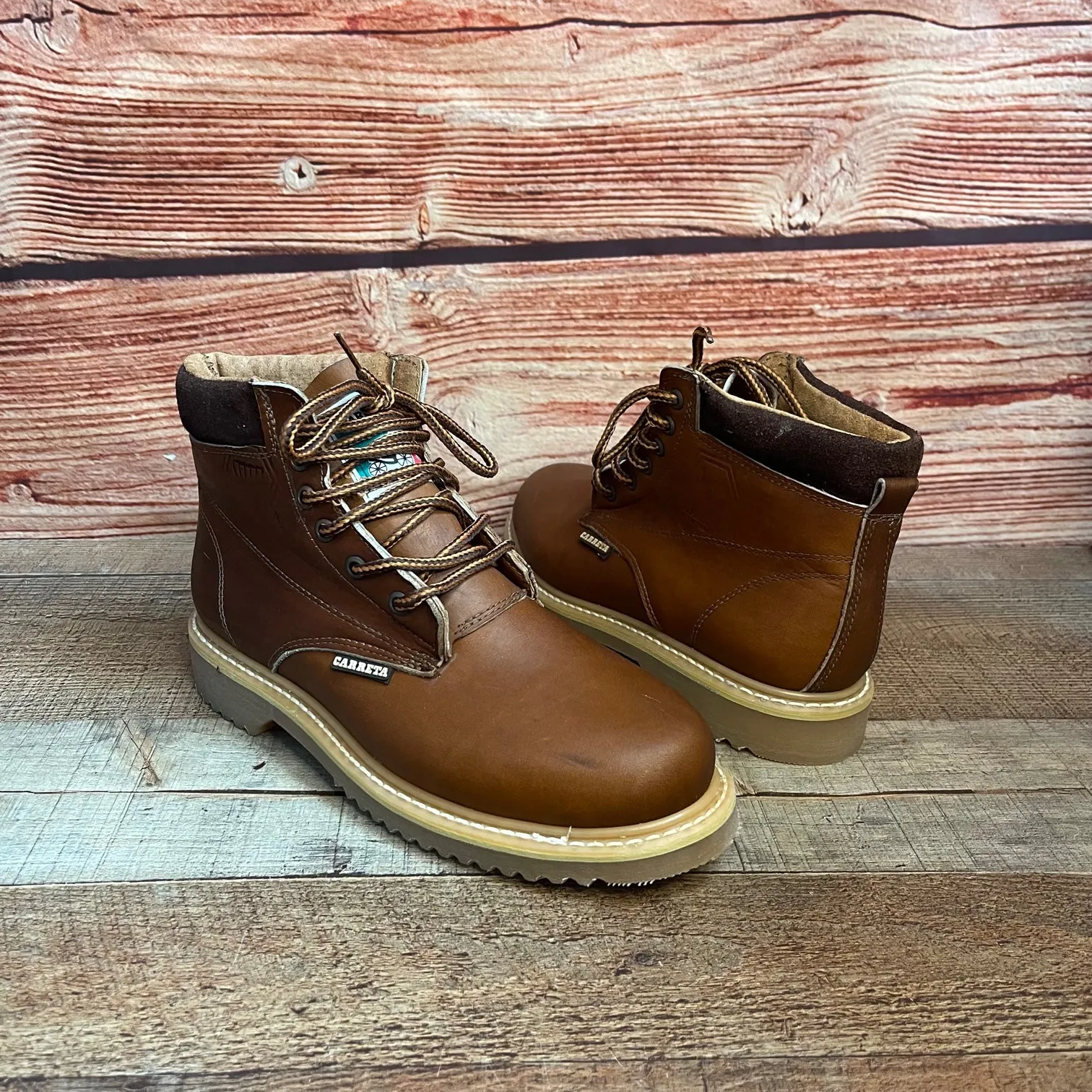 Woman’s Laces Oil-Water Resistant Work Boots Est.202 Barzon Dama