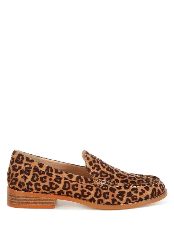 Women's Cacani Leopard Print Heeled Loafers