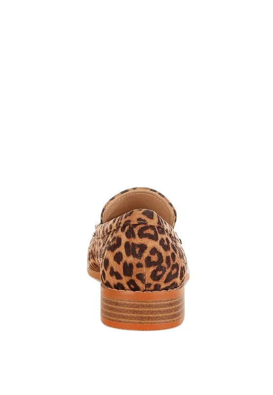 Women's Cacani Leopard Print Heeled Loafers
