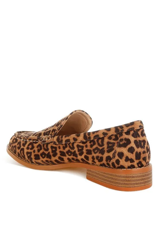 Women's Cacani Leopard Print Heeled Loafers