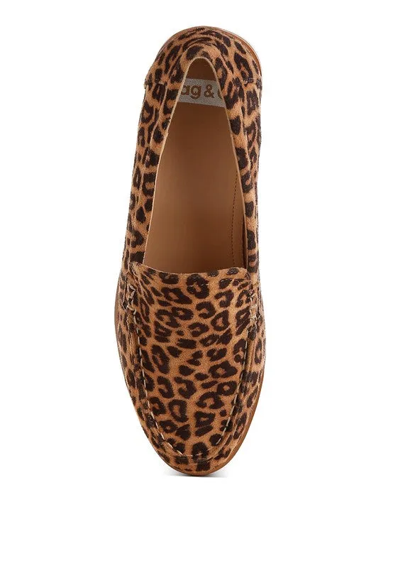 Women's Cacani Leopard Print Heeled Loafers