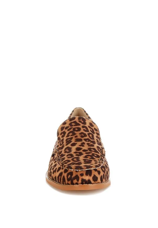 Women's Cacani Leopard Print Heeled Loafers