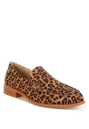 Women's Cacani Leopard Print Heeled Loafers